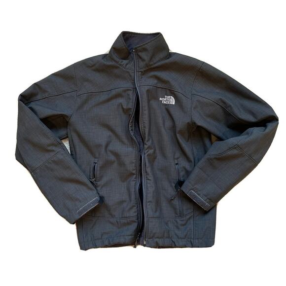 The North Face Apex Jacket Mens MEDIUM Dark Gray Black AMUP Style - Picture 1 of 11